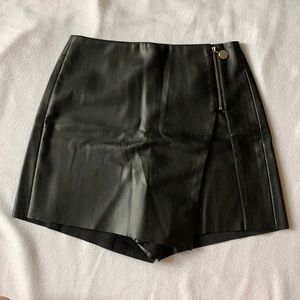 Zara Leather Skort